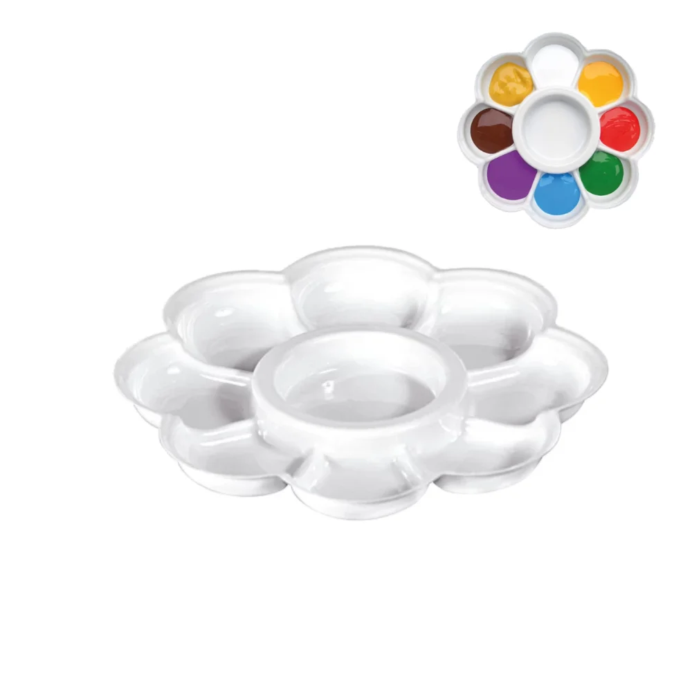Godê Flor Condor 561: Paleta de Pintura com 8 Cavidades